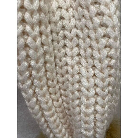 Free People Faux Fur Pompom Scarf - Picture 3 of 4